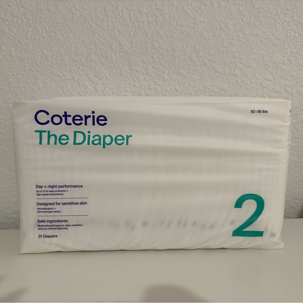 Coterie The Diaper Size 2 31 Pack